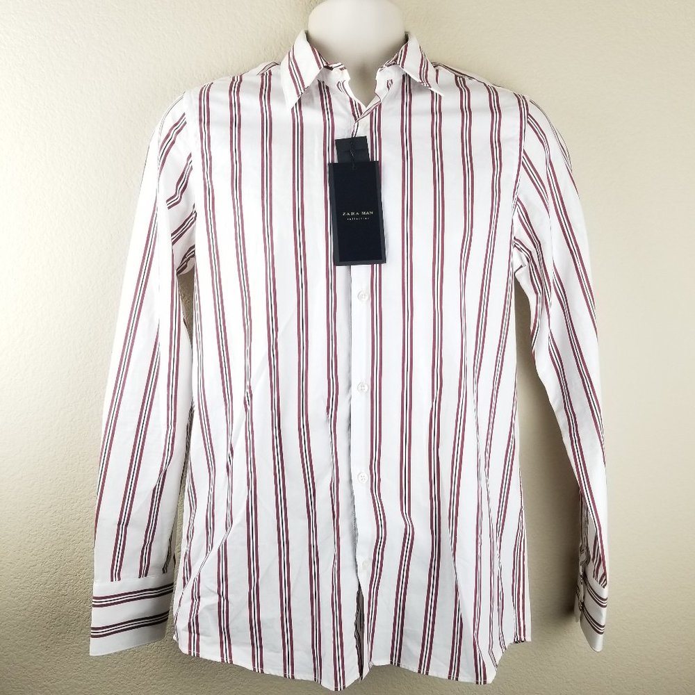 Zara Striped button shirt